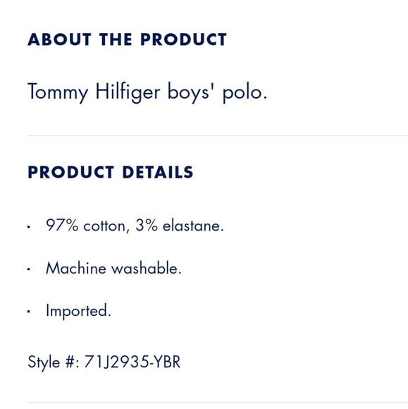 2 TOMMY HILFIGER Boys Polo Tshirts - Picture 11 of 16